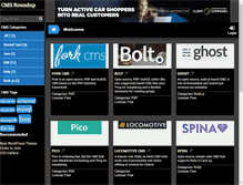 Tablet Screenshot of cmsroundup.com